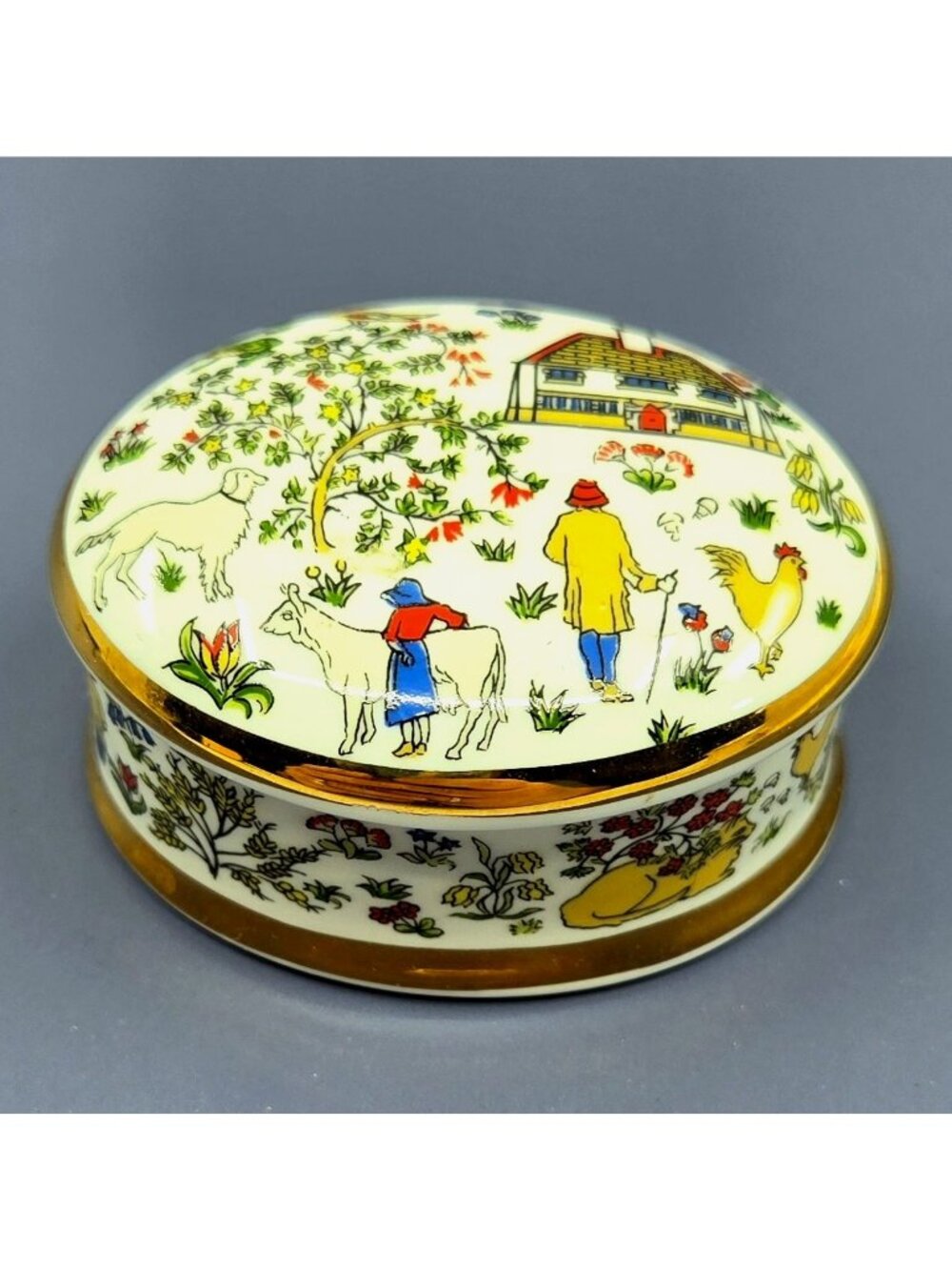 Charles Voysey The house that Jack Built Trinket Box